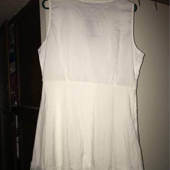 Zanzea Sleeveless White Lace Dress, Size 14, New! - Picture 2 of 9